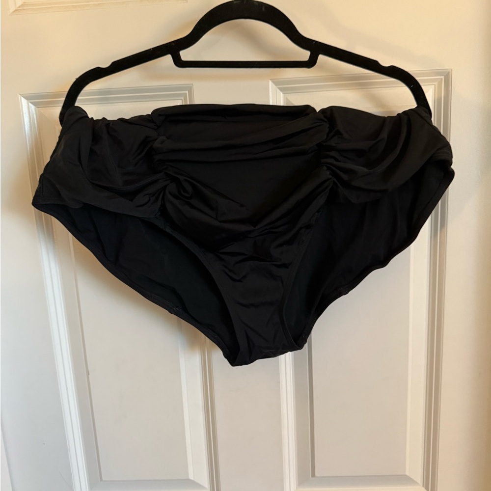 Torrid Black Lace-Up Bikini - Picture 2 of 3